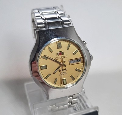 ORIENT Automatic 21 Jewels Gold Dial Vintage Watch