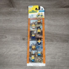 2010 Despicable Me Mini MINIONS Figures 8 piece gift set Walmart Thinkway 20160