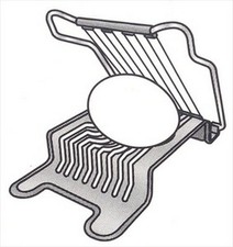 Stainless Steel Egg Slicer Cutter for Bento Box Salad #7527 S-1883
