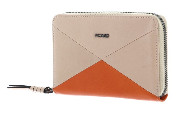 Picard Harlekin 1 Zip Wallet GeldböRse Cookie - Kom Beige Orange Neu-image
