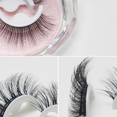 2pcs Wiederverwendbar Selbstklebend Wimpern Natur Mehrere Wendbar Glue-Free Eu . - Bild 23 von 34
