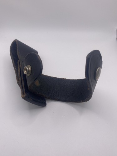 Vintage Black Smith and Wesson 100% Leather Belt Flashlight Holder With Snap - Picture 14 of 20