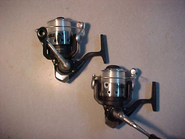 2 NEW ZEBCO 33 spe SPINNING REELS 10 lb LINE FISHING 33 bass walleye for rod