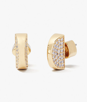 Kate Spade New York Sliced Scallops Pave Studs Earrings