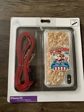 Disney D-Tech Mickey Main Street Popcorn iPhone XS 3D Cell Phone Case W/Strap