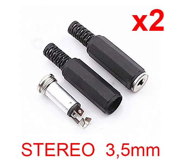 Operitacx 10pezzi Adattatore Jack Per Cuffie Stereo Maschio Spina Audio - Foto 10