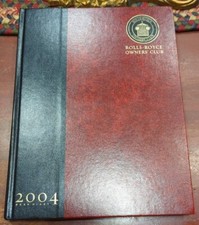 Very Rare Ex Condition Rolls-Royce Owner's Club 2004 Desk Diary Book 325 Pages 
