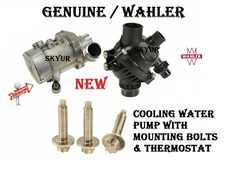 Genuine Engine Cooling Electric Water Pump & Bolt kit & Thermostat KIT For BMW