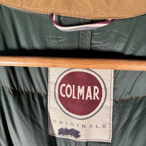 Colmar Puffer Jacket Quilted Brown Hooded Down Fill Outdoor Pockets Mens 50 - Picture 7 of 14