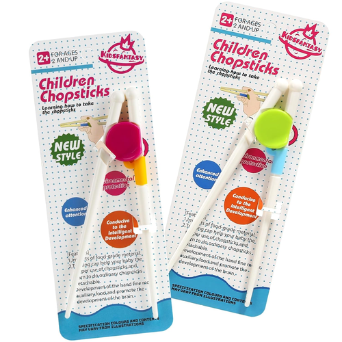 Kids Chopsticks, 2 Pairs Training Chopsticks for Toddler Beginners Baby Children - Picture 11 of 12