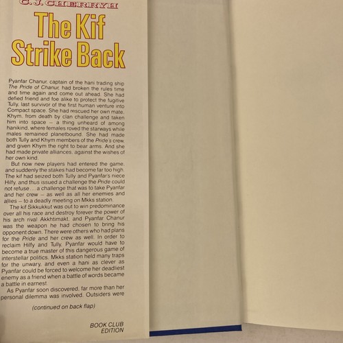 The Kif Strike Back by C. J. Cherryh (1985, HCDJ) - Science Fiction - BCE - Picture 2 of 11