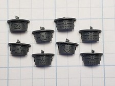Warhammer 40k World Eaters Bits Khorne Berzerker Engraved Pauldrons x8 Set P
