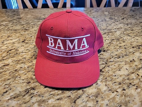 ALABAMA CRIMSON TIDE HAT NCAA CAP COLLEGE FITTED SIZE 6 7/8 FOOTBALL