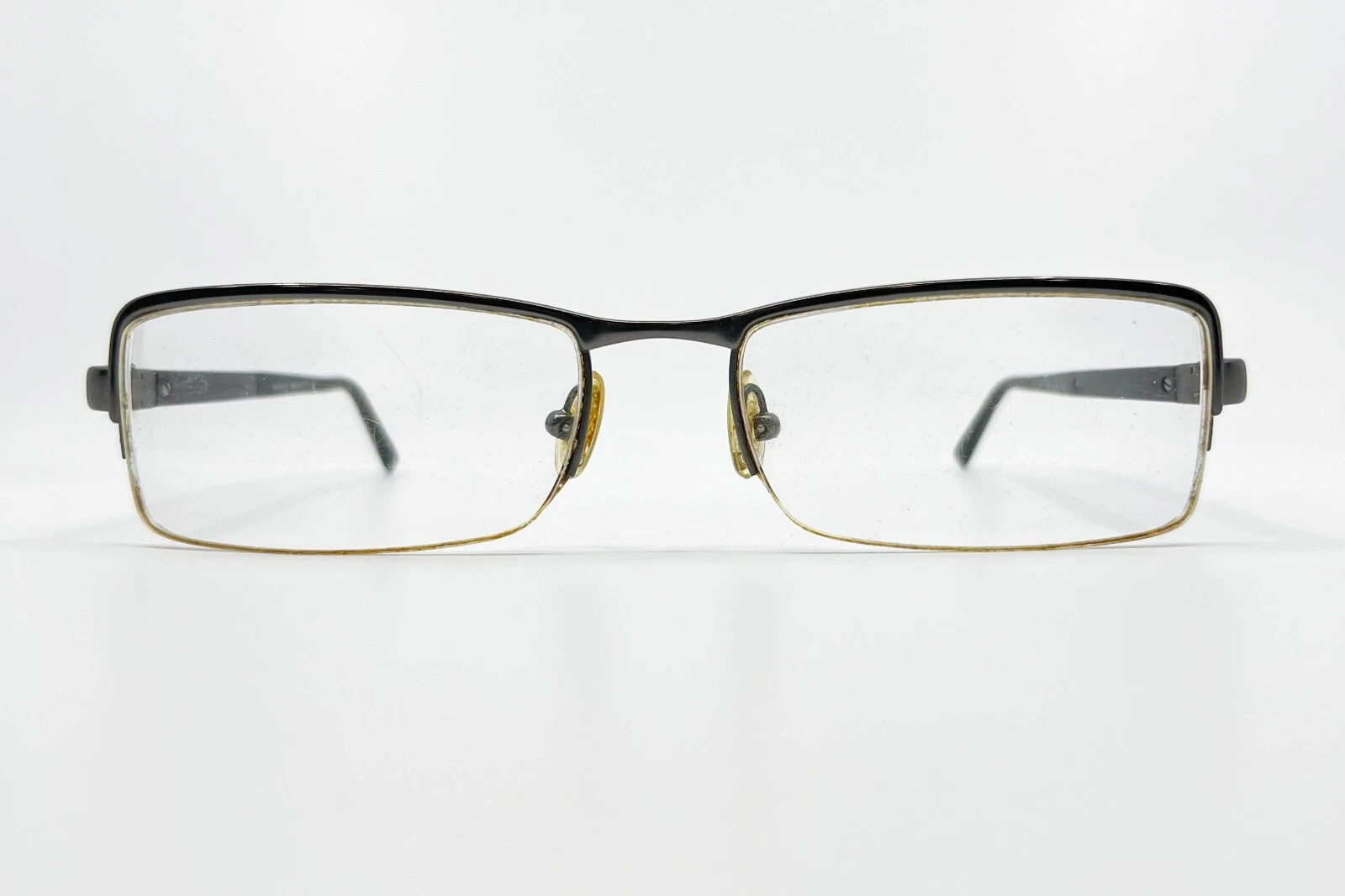 Versace Mod. 1147 1129 Eyeglasses Frames Womens Brown Half Rim 54 17 140 11639