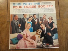 Sing With The Four Roses Society - 1958 - Four Roses K8OP-6582/3 Vinyl LP VG/G+