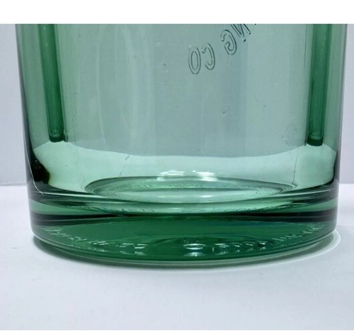Set of 4 Property of Coca Cola Atlanta Ga Thick Green 16 Oz Glasses - Coke -2009 - Picture 4 of 4