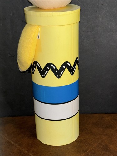 Peanuts Halloween Decor 16" Gift Tube Plush Set Of 2 Charlie Brown & Lucy T Or T - Picture 9 of 23