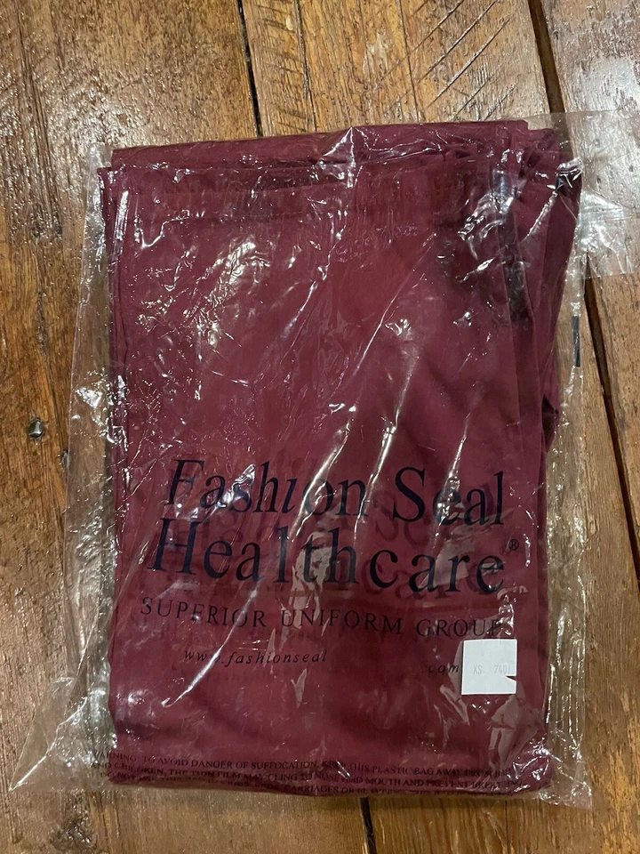 Calça esfoliante feminina - Fashion Seal Healthcare - Tamanho XS - Nova em folha com etiquetas - Marrom - Imagem 4 de 4