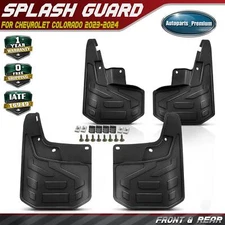 4Pcs Front & Rear Mud Flaps Splash Guard Fender for Chevrolet Colorado 2023-2024