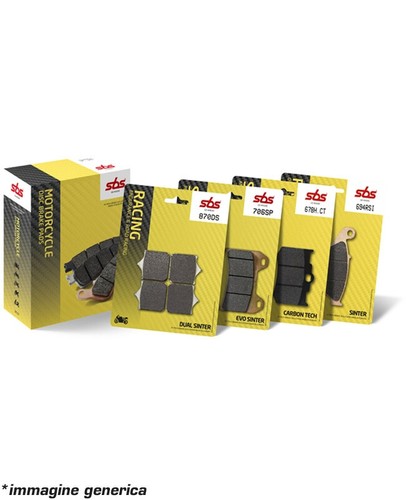 SBS 762HS PLAQUETTES DE FREIN Antérieures Sinter APRILIA RSV R 1000 2002-2003 - Photo 3/4