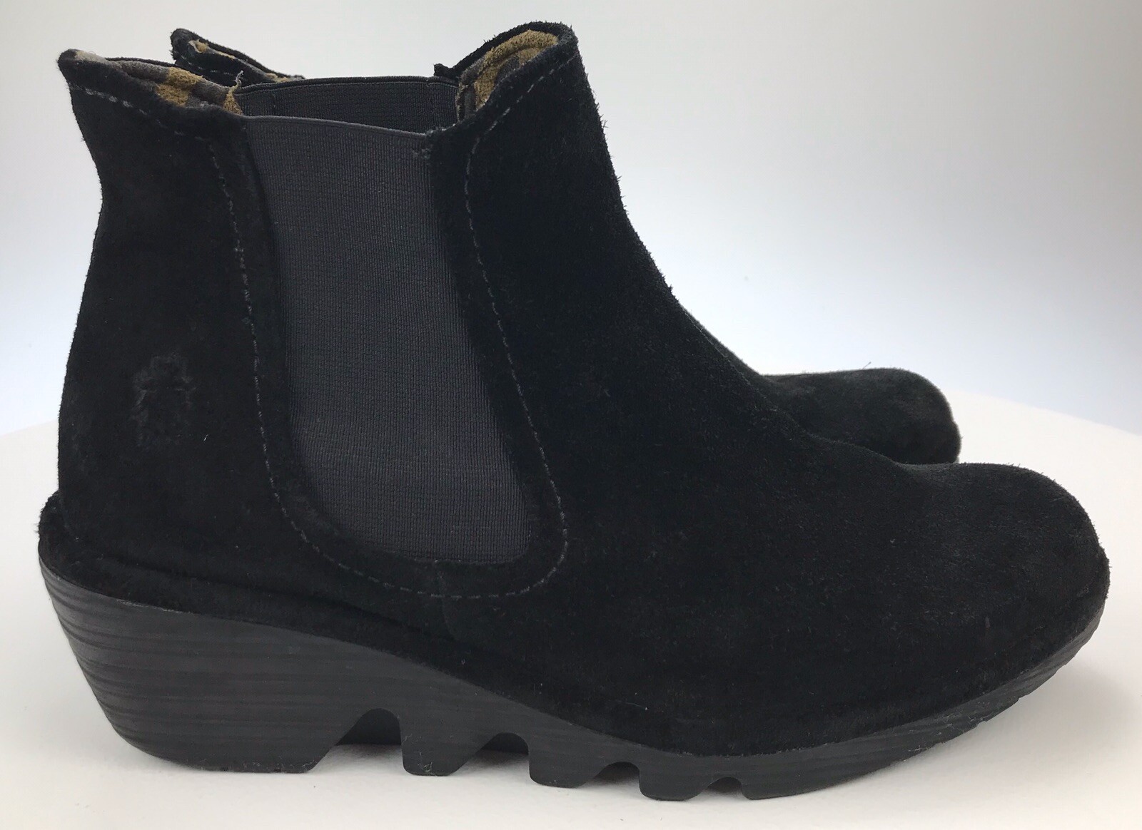 Fly London Phil Black Suede Leather 