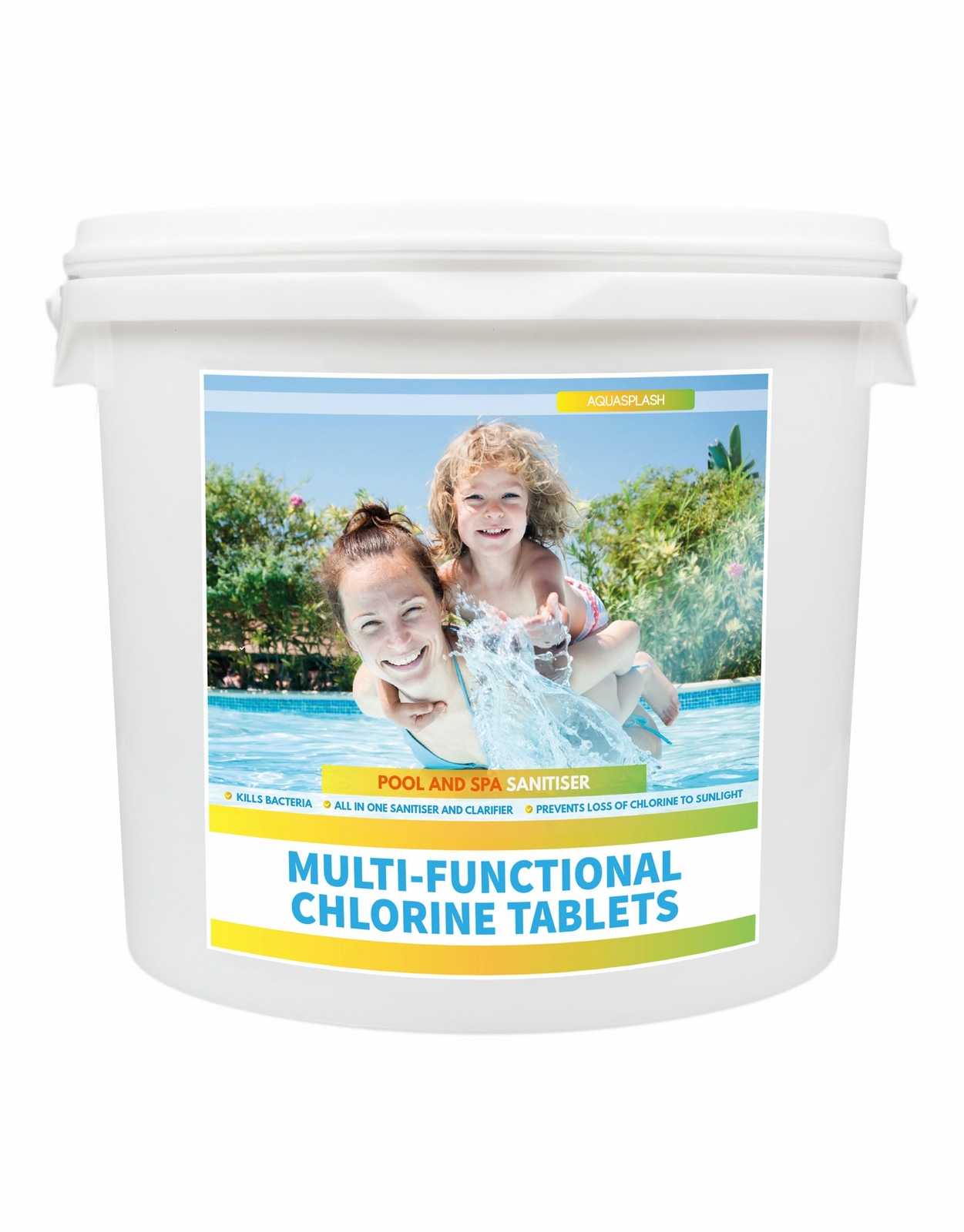 AquaSplash 2Kg Multifunctional Chlorine Tablets 200g