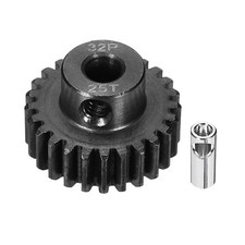 32P Steel Pinion Gear Set 25T for 5mm Shaft Hardened Steel Pinion Gear