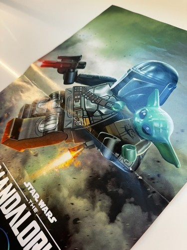Lego Star Wars The Mandalorian Star Wars Celebration 2023 Exclusive Poster 10x16 - Picture 3 of 7