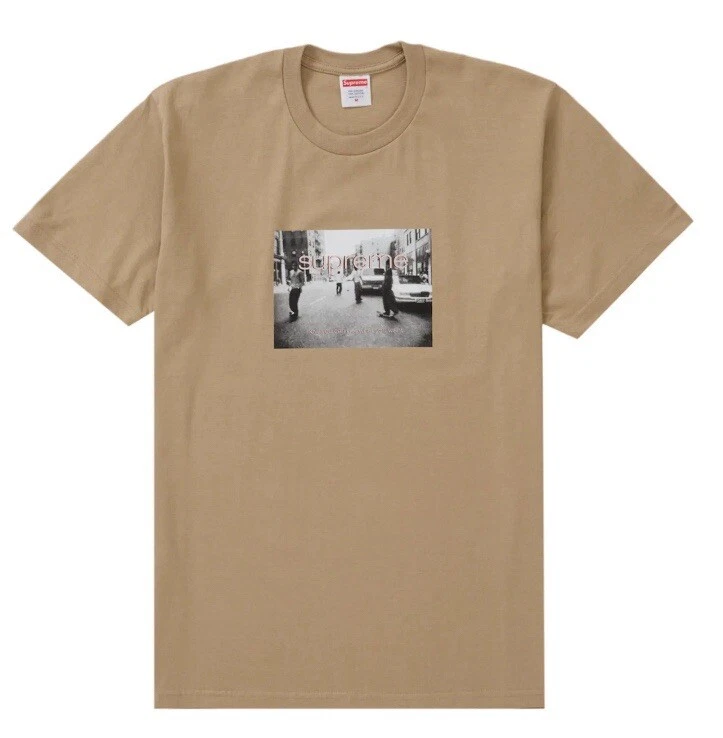 Tee shirt kaki à clip Supreme Crew 96   Taille Large