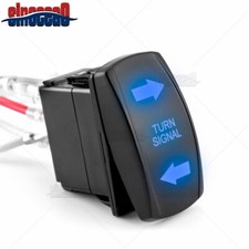 For Atv Utv Side By Sides Off-road Turn Signal Light Blinker Rocker Switch Spdt