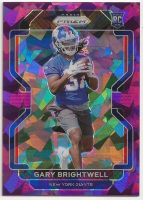 2021 Panini Prizm Purple Ice Gary Brightwell /225 Rookie #400