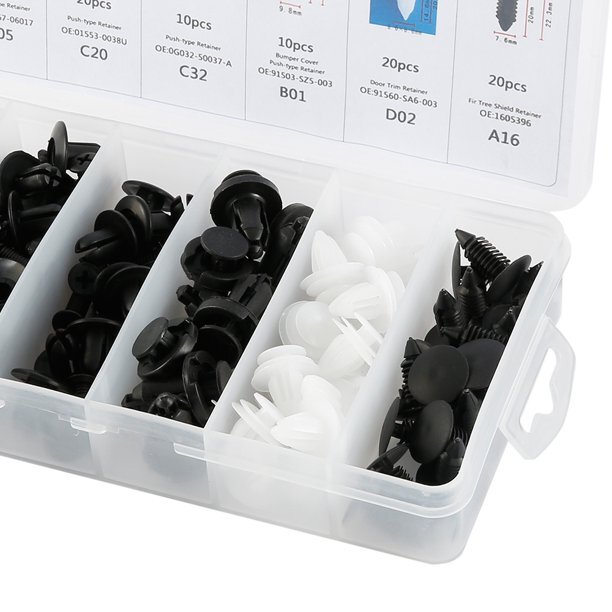 For Kia Hyundai Set Bumper Fender Liner Push Type Retainer Clips - Foto 8