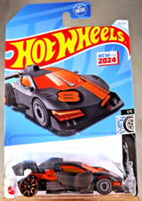 2024 Hot Wheels #26 Rod Squad 1/5 PUNK ROD Black w/Gold Trap5 Sp-Gray AD Spokes