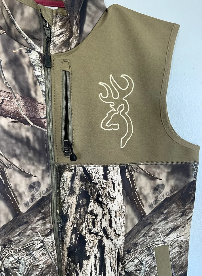 NWT Ladies Browning Mossy Oak Advanced Scent Control Mercury Hunting Vest Size M - Image 3 of 4