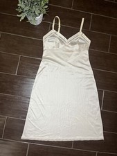 Lorraine nude nylon vintage slip sz 34 Tall