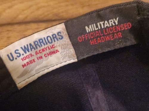United States Black Military Army Veteran Hat LoT! (2) Black Baseball Cap Star - Picture 7 of 12