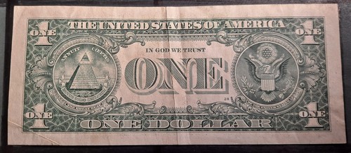 ¡MARKDOWN! Serie de lujo # $1 Bill Series 2017A~34445667~(5 dígitos grueso Ldder3-7) - Imagen 3 de 3