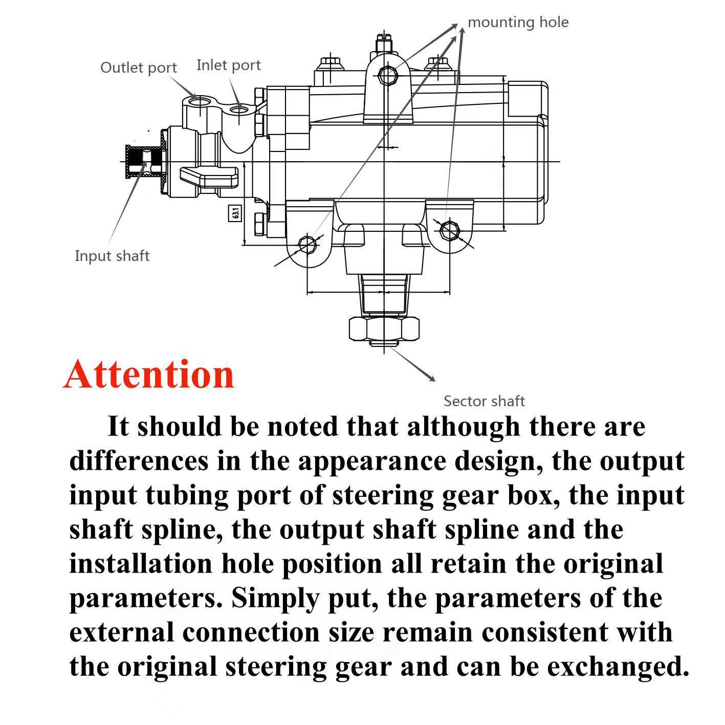 Power Steering Gear Box For 2007-2017 Jeep Wrangler / 2018 Wrangler JK 3.6L 3.8L
