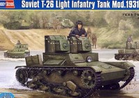 Hobbyboss Soviet T-26 Light Infantry Tank Mod.1931 Leichter Panzer 1:35 Modell