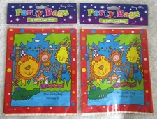 Simon Elvin 2 x 10 Pack (20 Total) Party Bags/Loot Bags Animals Brand New 