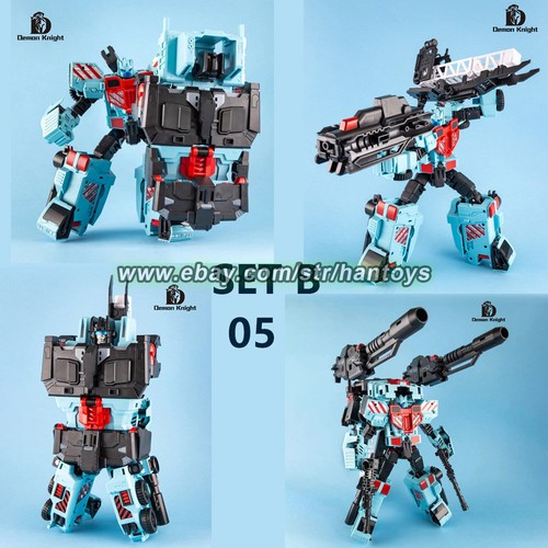 NEW Demon Knight Defensor Combiner Wars Oversized 45cm A+B Set Figures DK01-05 - Picture 14 of 17