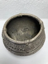  Dhorkra Art Grain Measuring Bowl Early Mid Century India Asian Made of Bronze!