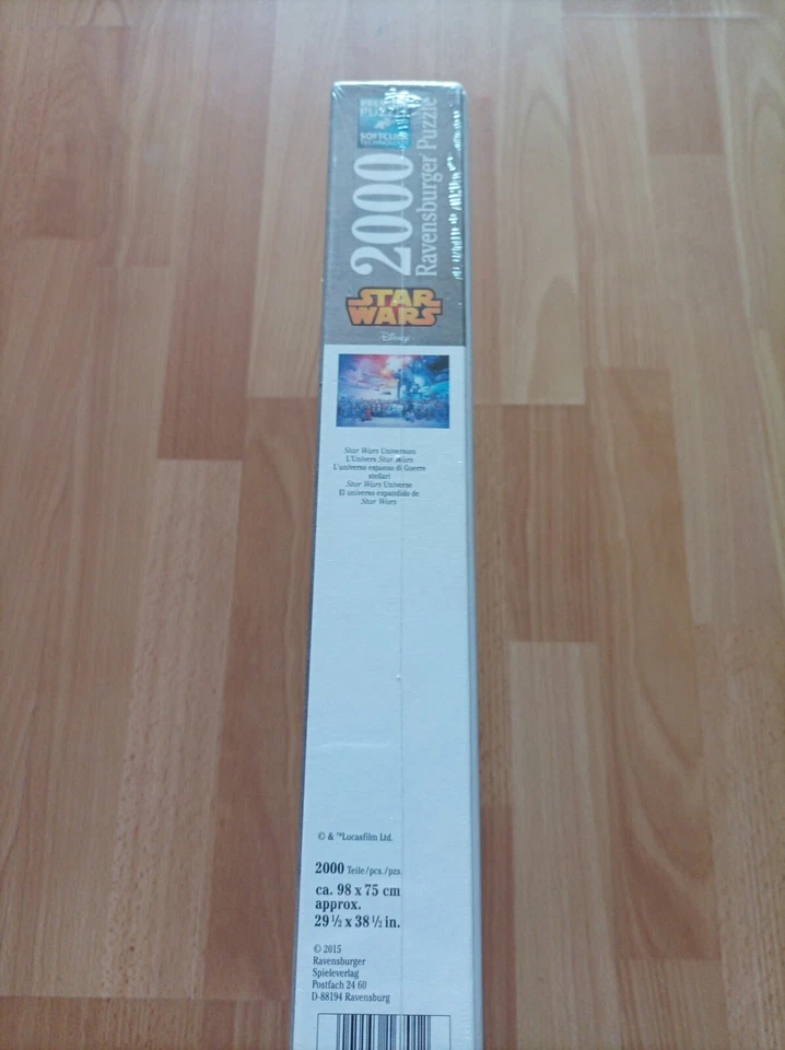 PUZZLE RAVENSBURGER 2000 UNIVERSO STAR WARS 98 X 75 CM NUEVO PRECINTADO - Immagine 2 di 2