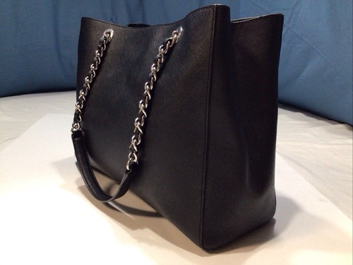 Michael Kors - Borsa Susannah Saffiano LG in pelle nera 3 scomparti e dust bag - Foto 10 di 22