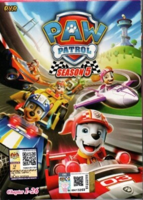 Paw Patrol Season 5 Animated Children's TV Series DVD English Sub Free Ship