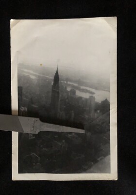1930s New York City Aerial Midtown Manhattan Skyscrapers Chrysler Building Photo