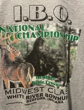 International Bow Hunters Organization World Championship Midwest Gray 3XL