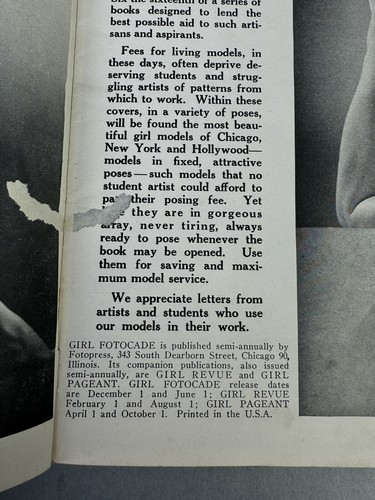 Mädchen Fotocade Magazin #6 sehr guter Zustand 1930er Jahre - Bild 5 von 8