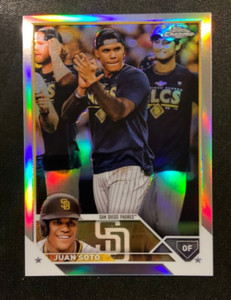 2023 Topps Chrome #100 Juan Soto Photo Variation SP San Diego Padres