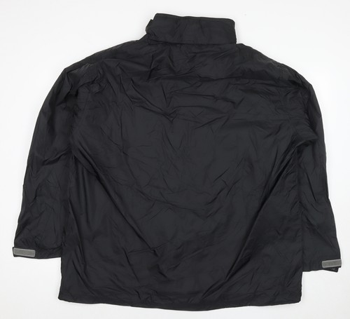 B&C Mens Black Jacket Size 3XL Zip - Picture 2 of 10